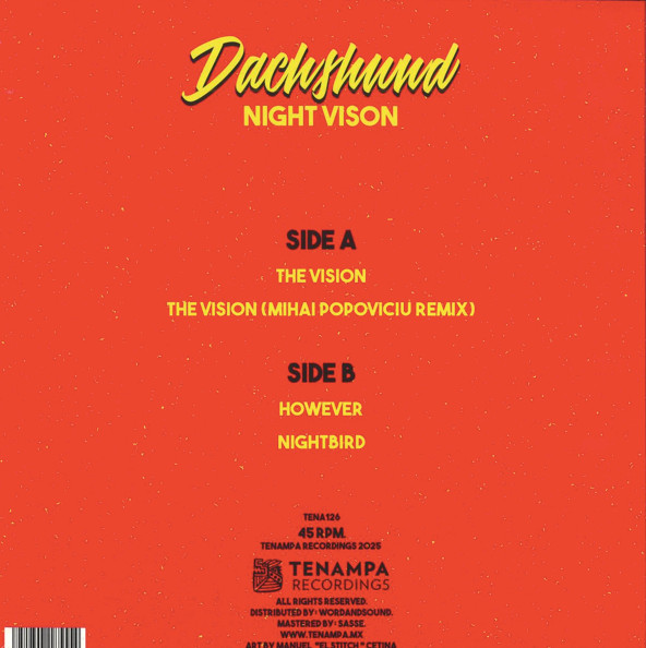 Dachshund - Night Vision (Mihai Popoviciu Remix) | Tenampa Recordings (TENA126) - 2