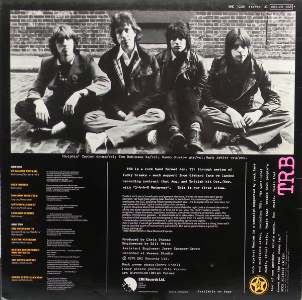 Tom Robinson Band - Power In The Darkness | EMI (EMC 3226) - 2