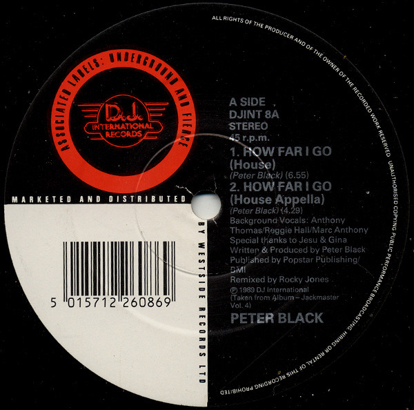 Peter Black - How Far I Go | Westside Records (DJINT 8)