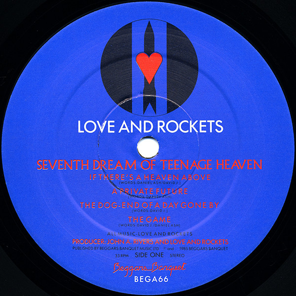 Love And Rockets - Seventh Dream Of Teenage Heaven | Beggars Banquet (BEGA66) - 5