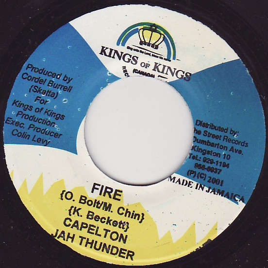 Capleton , Jah Thunder / Granty Roots , Chew Stick - Fire / All Out | Kings of Kings (none) - 2