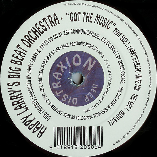 Happy Larry's Big Beat Orchestra - Got The Music | Deep Distraxion (OILY 30)