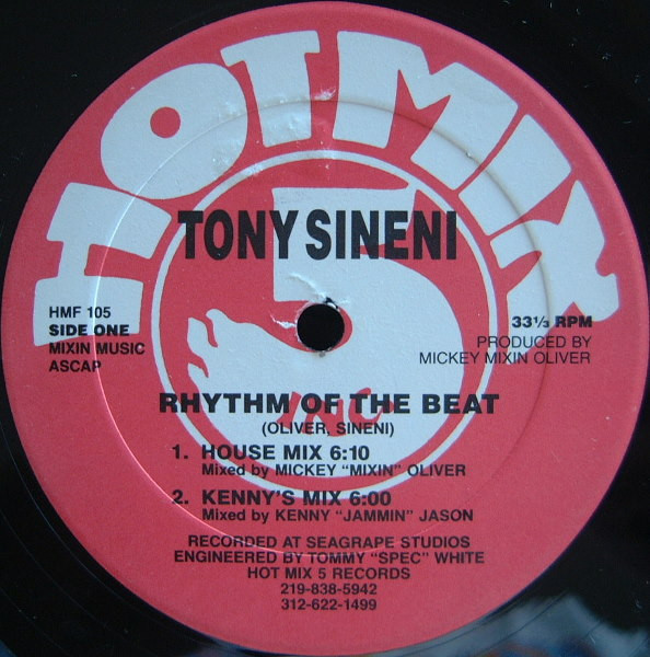 Tony Sineni - Rhythm Of The Beat | Hot Mix 5 Records (HMF 105)