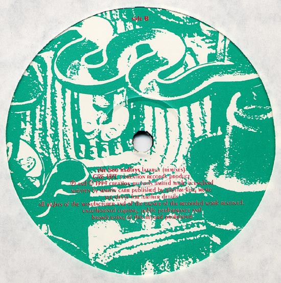 The Boo Radleys - Lazarus (Remixes) | Creation Records (CRE 187T) - 4 The Boo Radleys - Lazarus (Remixes) | Creation Records (CRE 187T) - 4