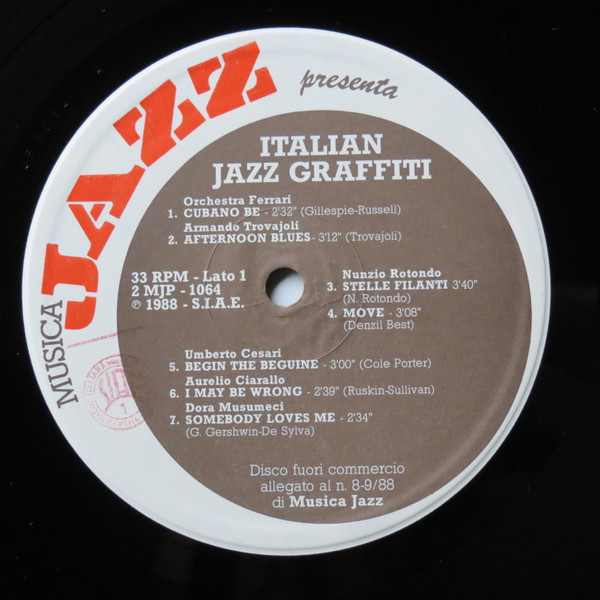 Various - Italian Jazz Graffiti | Musica Jazz (2MJP 1064)