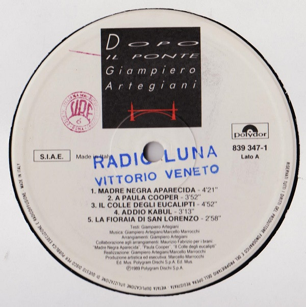 Giampiero Artegiani - Dopo Il Ponte | Polydor (839 347-1) - 3