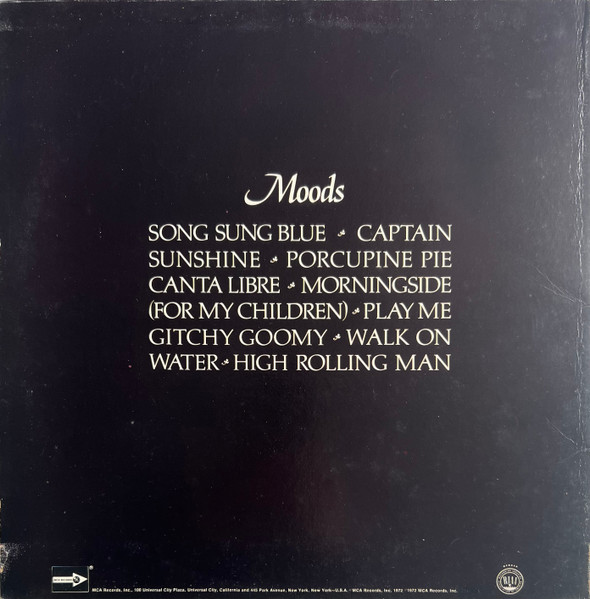 Neil Diamond - Moods | MCA Records (UNI 93136) - 2 Neil Diamond - Moods | MCA Records (UNI 93136) - 2