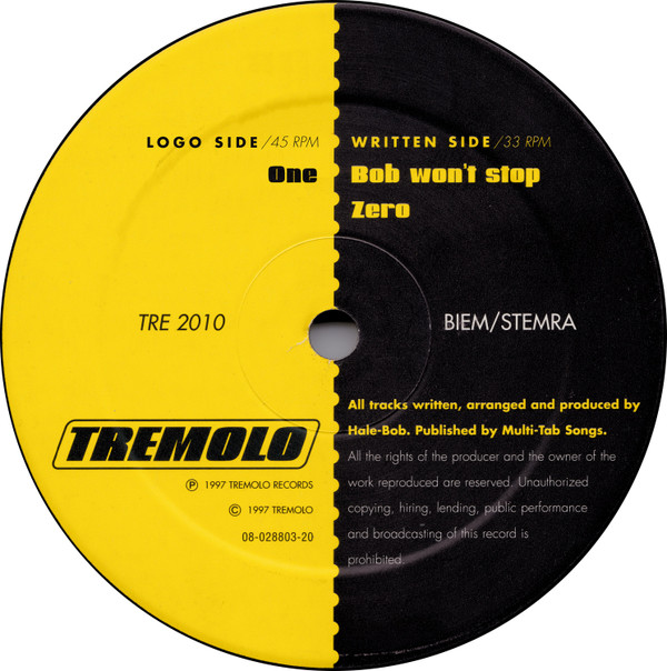 Hale-Bob - 10 | Tremolo (TRE 2010)