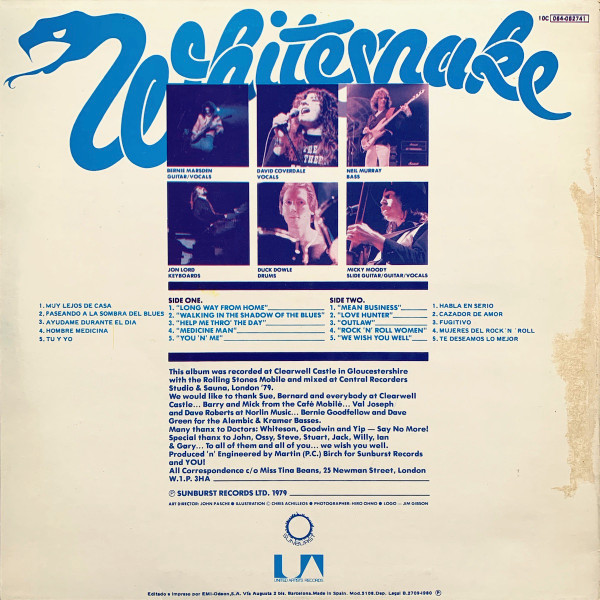 Whitesnake - Lovehunter = Cazador De Amor | Liberty (10 C 064-082.741) - 2