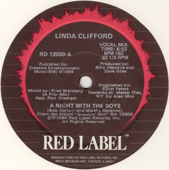 Linda Clifford - A Night With The Boys | Red Label (RD 12000)