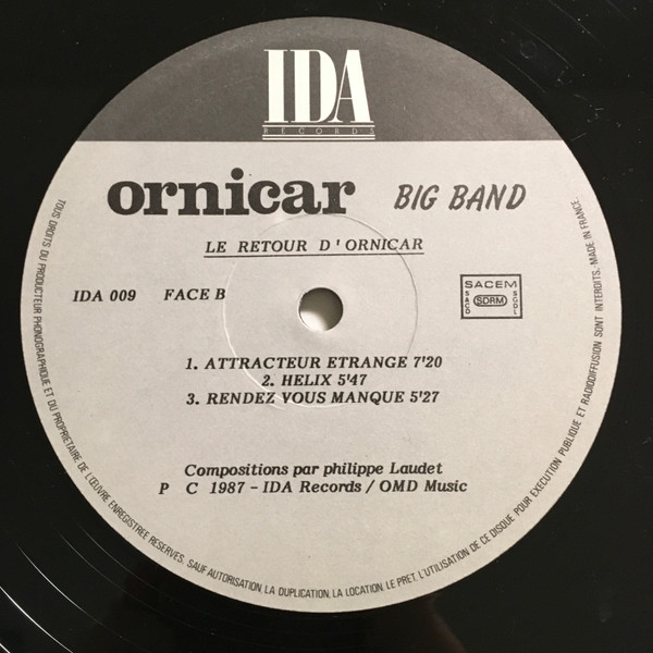 Ornicar Big Band - Le Retour D'Ornicar | IDA Records (IDA 009) - 4