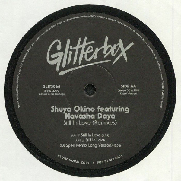 Shuya Okino Featuring Navasha Daya - Still In Love (Remixes) | Glitterbox (GLITS066) - 2