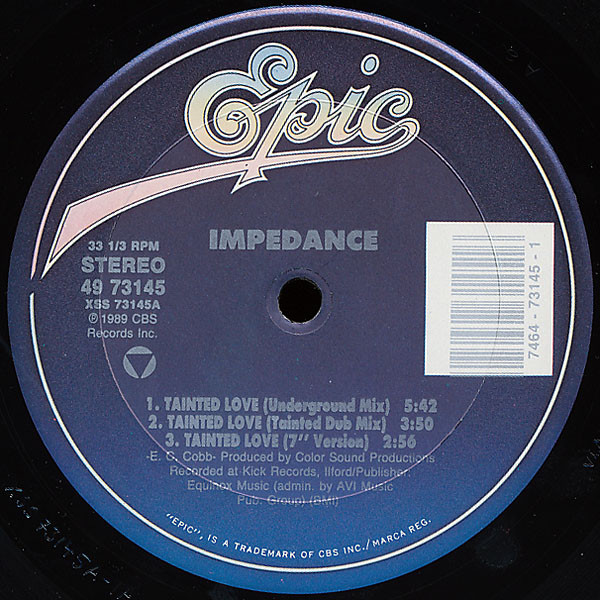 Impedance - Tainted Love | Epic (49 73145) - main