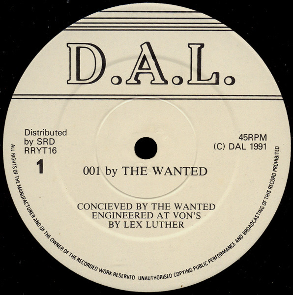 The Wanted - 001 | D.A.L. Records (RRYT 16) - 3