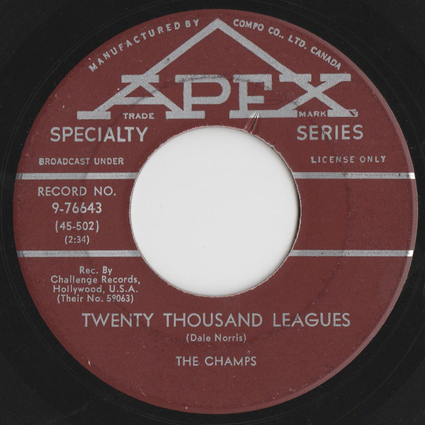 The Champs - Too Much Tequila | Apex (9-76643) - 2