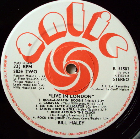 Bill Haley And His Comets - Live In London '74 | Antic (K51501) - 2