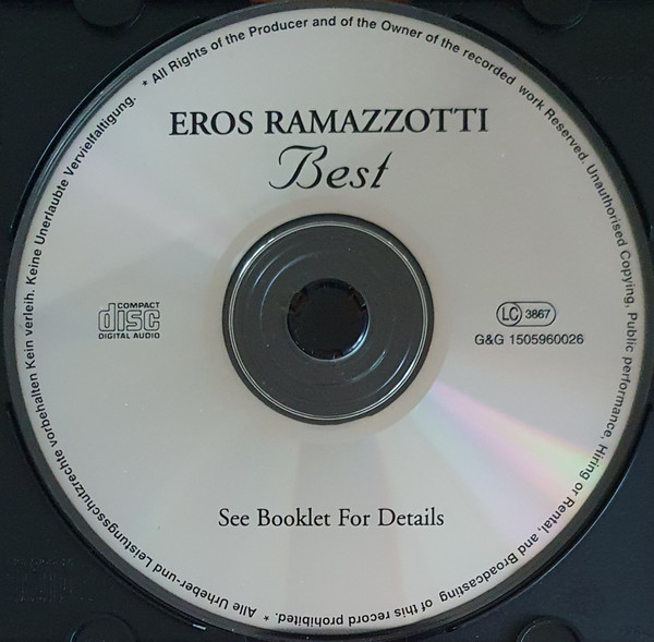 Eros Ramazzotti - Best | Not On Label (Eros Ramazzotti) (SCL 6118) - 3