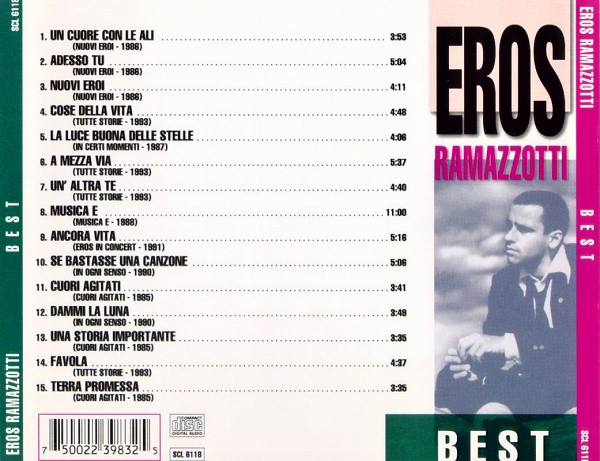 Eros Ramazzotti - Best | Not On Label (Eros Ramazzotti) (SCL 6118) - 2