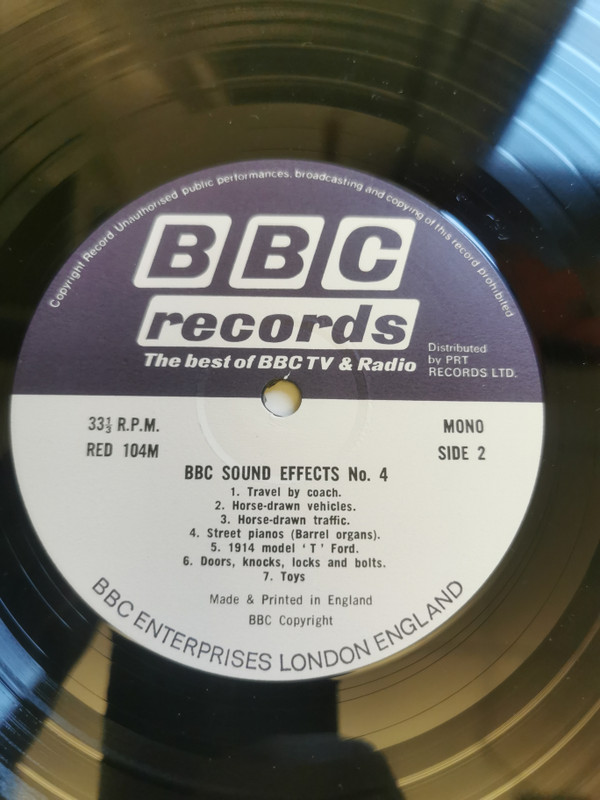 No Artist - Sound Effects No. 4 | BBC Records (RED 104M) - 2