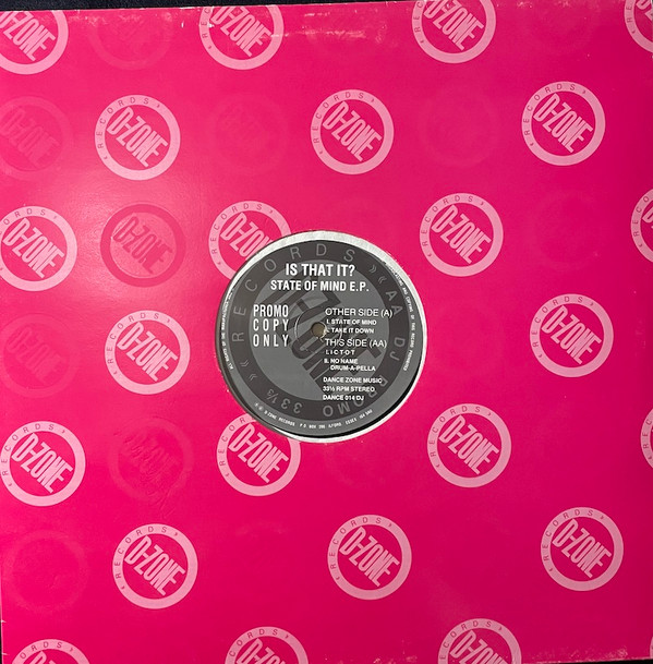Is That It? - State Of Mind E.P. | D-Zone Records (DANCE014 DJ) - 3 Is That It? - State Of Mind E.P. | D-Zone Records (DANCE014 DJ) - 3