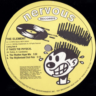 The Element - Oh You Got Me / It Takes The Physical | Nervous Records (NER 20050) - 2