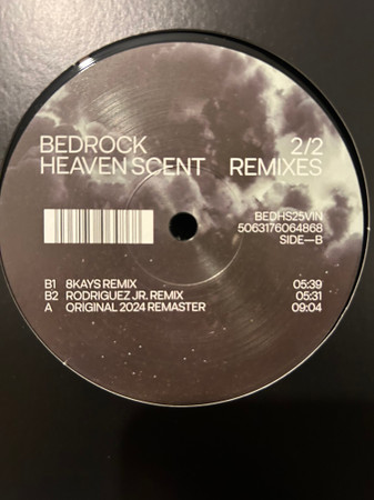 Bedrock - Heaven Scent (2/2 Remixes) | Bedrock Records (BEDHS25VIN)