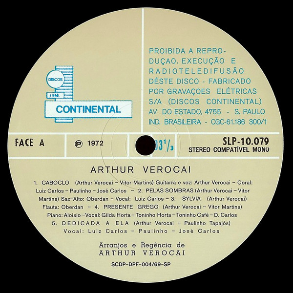 Arthur Verocai - Arthur Verocai | Mr Bongo (MRBLP133) - 4