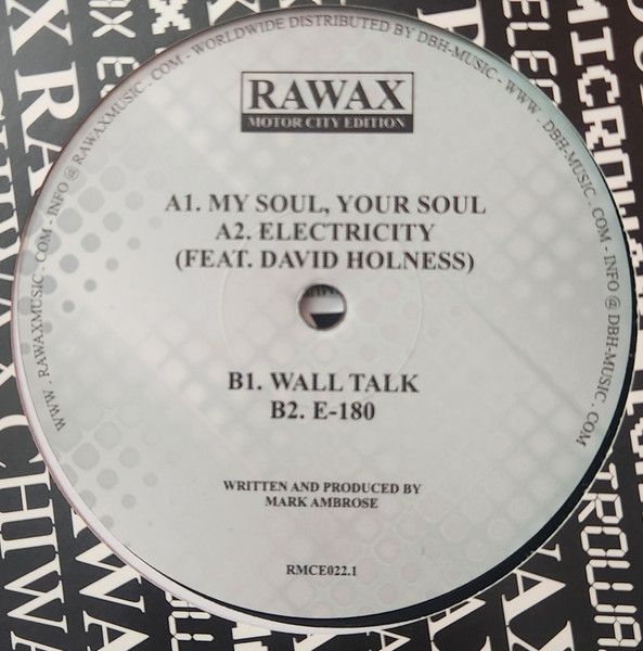 Mark Ambrose - My Soul, Your Soul | Rawax Motor City Edition (RMCE022.1)