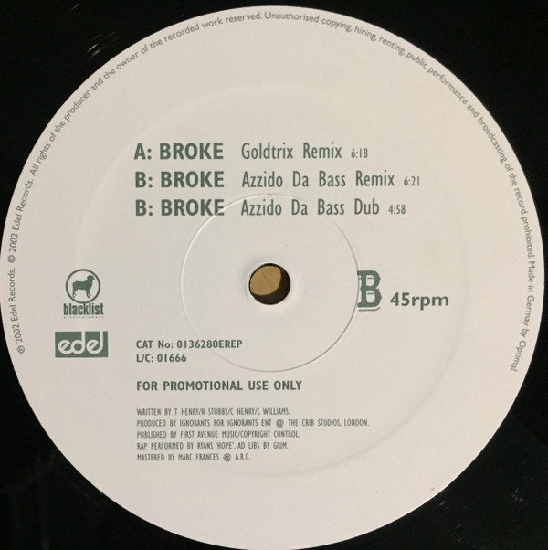 Cassivs Henry - Broke | Edel Records (0136280EREP) - 3