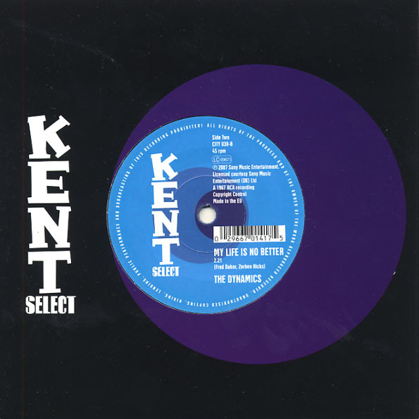 Kenny Carter / The Dynamics - You'd Better Get Hip Girl / My Life Is No Better | Kent Select (CITY 038) - 4
