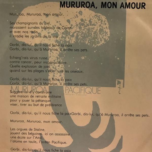 Gilles Langoureau - Mururoa, Mon Amour | Mouvement De La Paix (0001) - 2 Gilles Langoureau - Mururoa, Mon Amour | Mouvement De La Paix (0001) - 2