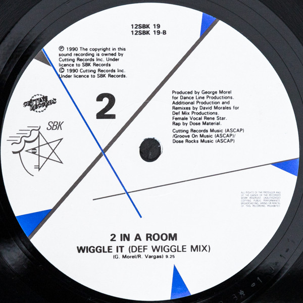 2 In A Room - Wiggle It | SBK Records (12SBK 19) - 4