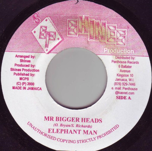 Elephant Man / Weapon , Leather , Scrap Them Squad - Mr Bigger Heads / Economical Crisis | Shines Production (none)