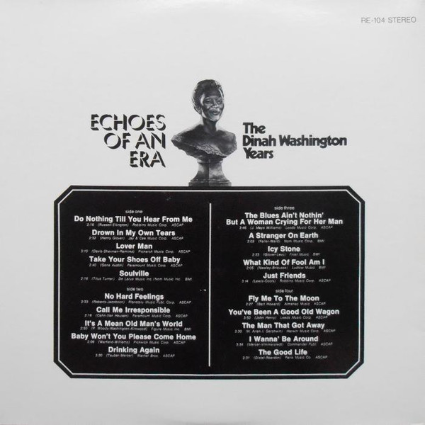 Dinah Washington - Echoes Of An Era: The Dinah Washington Years | Roulette (RE-104) - 2