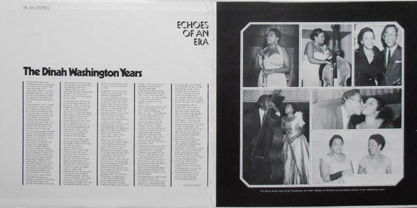 Dinah Washington - Echoes Of An Era: The Dinah Washington Years | Roulette (RE-104) - 3
