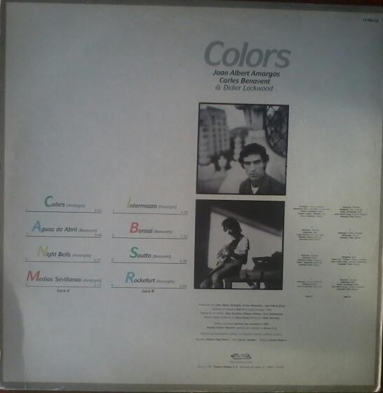 Joan Albert Amargos , Carles Benavent , Didier Lockwood - Colors | Nuevos Medios (13 569 LE) - 2
