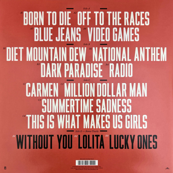 Lana Del Rey - Born To Die | Polydor (2793424) - 3 Lana Del Rey - Born To Die | Polydor (2793424) - 3