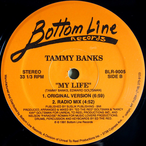 Tammy Banks - My Life | Bottom Line Records (BLR-9005)