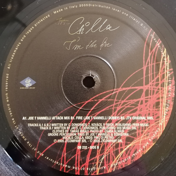 Csilla - I'm The Fire | Dream Beat (DB 232) - 3