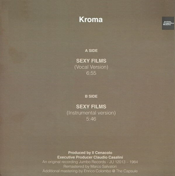 Kroma - Sexy Films | Archivio Fonografico Moderno (ARFON 04) - 4