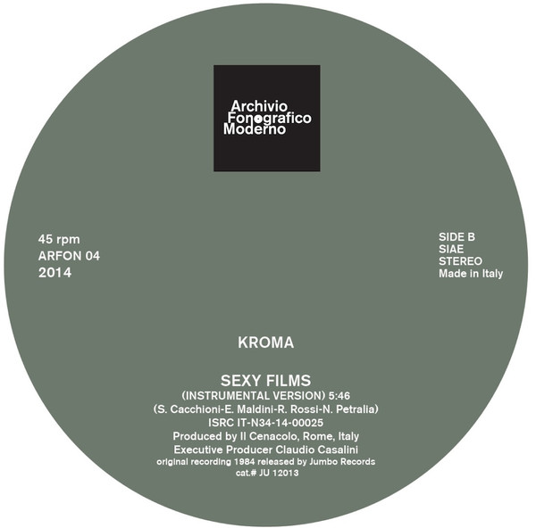 Kroma - Sexy Films | Archivio Fonografico Moderno (ARFON 04) - 3