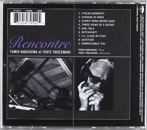 Fumio Karashima Et Toots Thielemans - Rencontre | EmArcy (547 954-2) - 2 Fumio Karashima Et Toots Thielemans - Rencontre | EmArcy (547 954-2) - 2