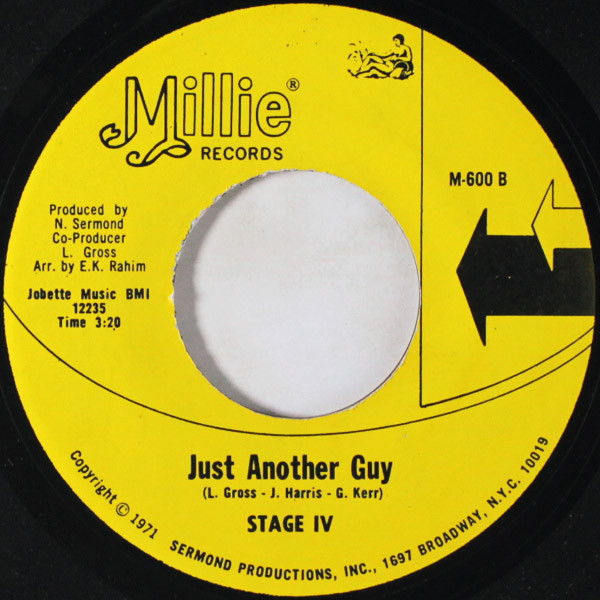 Stage IV - Our World / Just Another Guy | Millie Records (M-600) - 2