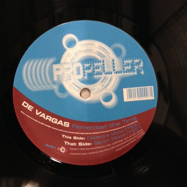 De Vargas - Remember The Time | Propeller Records (PRO 006-6) - 3