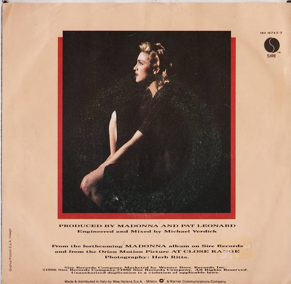 Madonna - Live To Tell | Sire (92 8717-7)