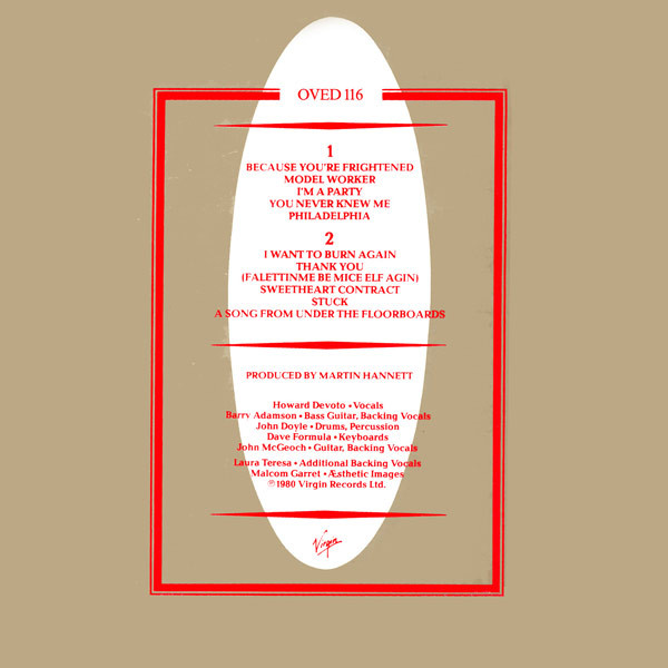 Magazine - The Correct Use Of Soap | Virgin (OVED 116) - 2