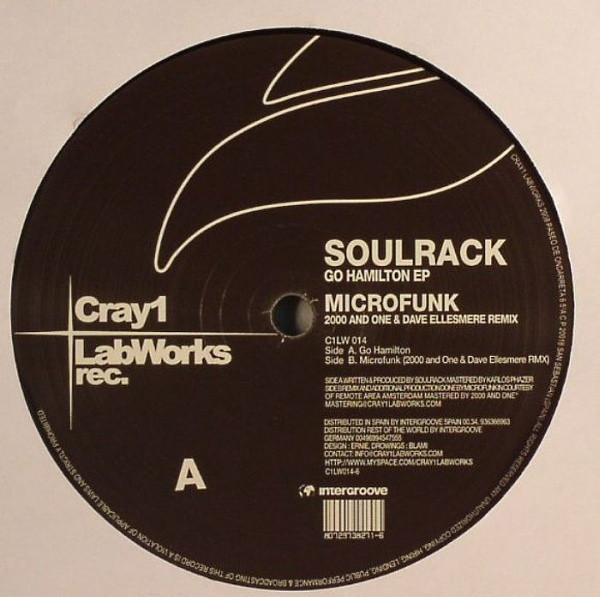 Soulrack - Go Hamilton EP | Cray1 Labworks (C1LW 014)