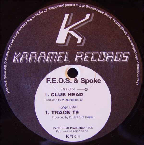 Pascal F.E.O.S. & DJ Spoke - Local Poets | Karamel Records (K#004) - 3