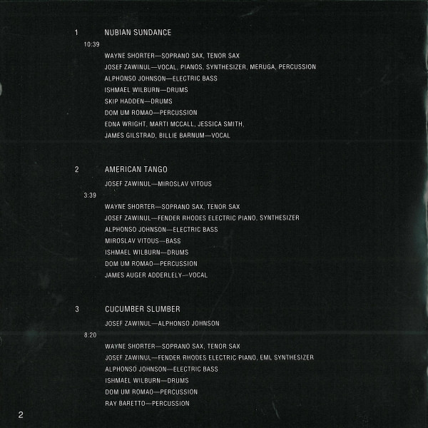 Weather Report - Mysterious Traveller | Columbia (507657 2)