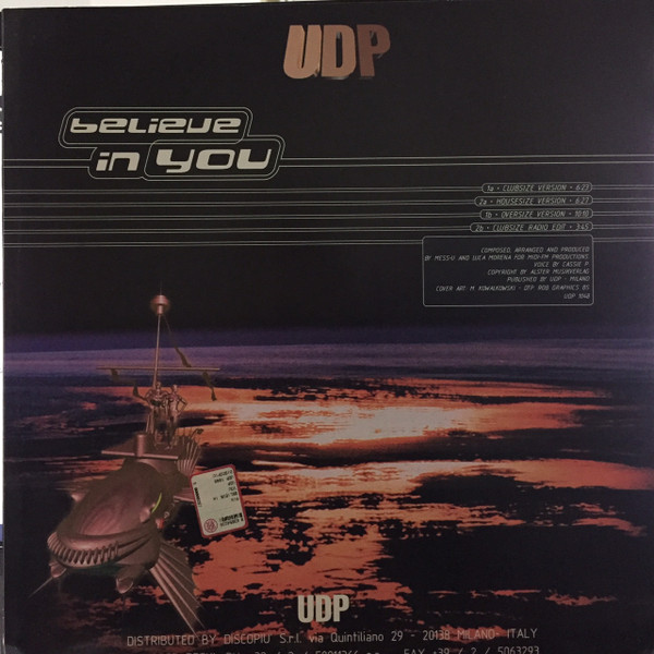 Onda Del Futuro - Believe In You | UDP (1048)